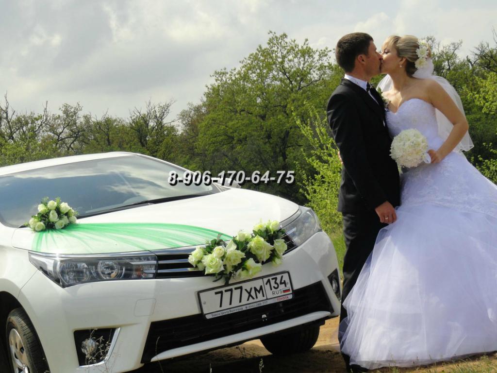 Прокат машин и украшений на свадебные авто по лучшей цене в Волгограде