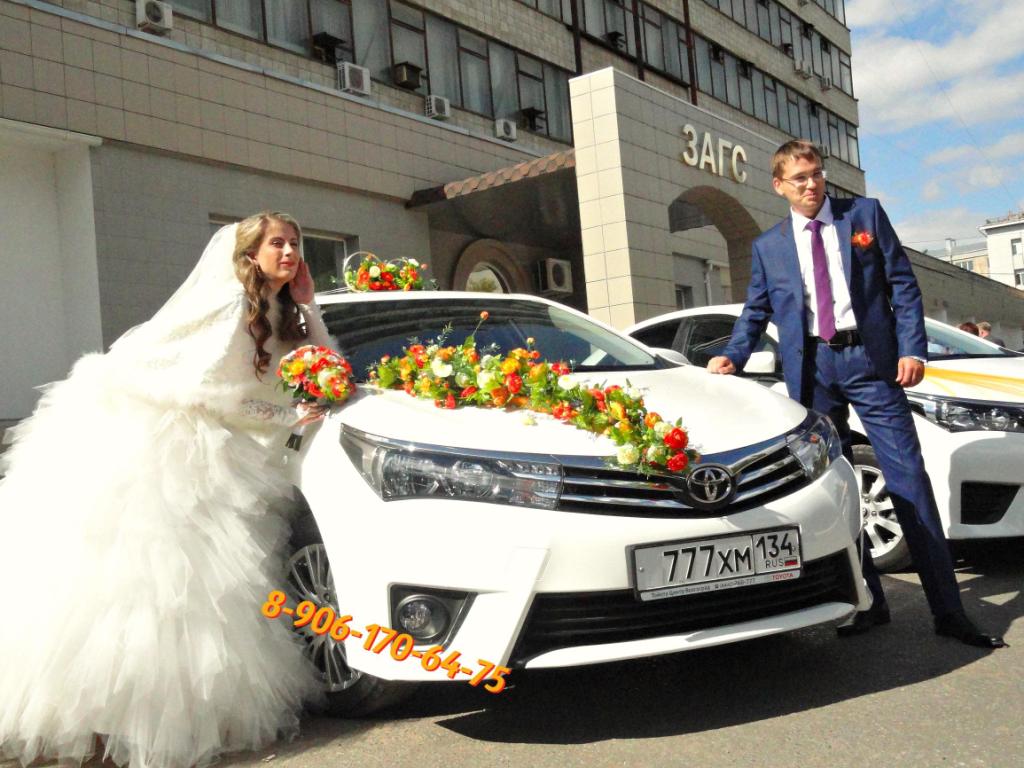Каждую пятницу и субботу у всех ЗАГСов Волгограда наши свадебные авто